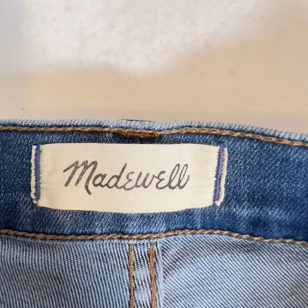 Madewell 10" Roadtripper Jeans Style # MD518 Woman's 27 Skinny High Rise Stretch - Picture 3 of 16